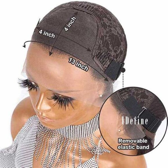 IDefine Black Human Hair Wig - Picture 2 of 11